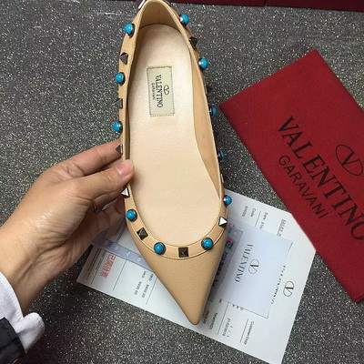 Valentino Shallow mouth flat shoes Women--008